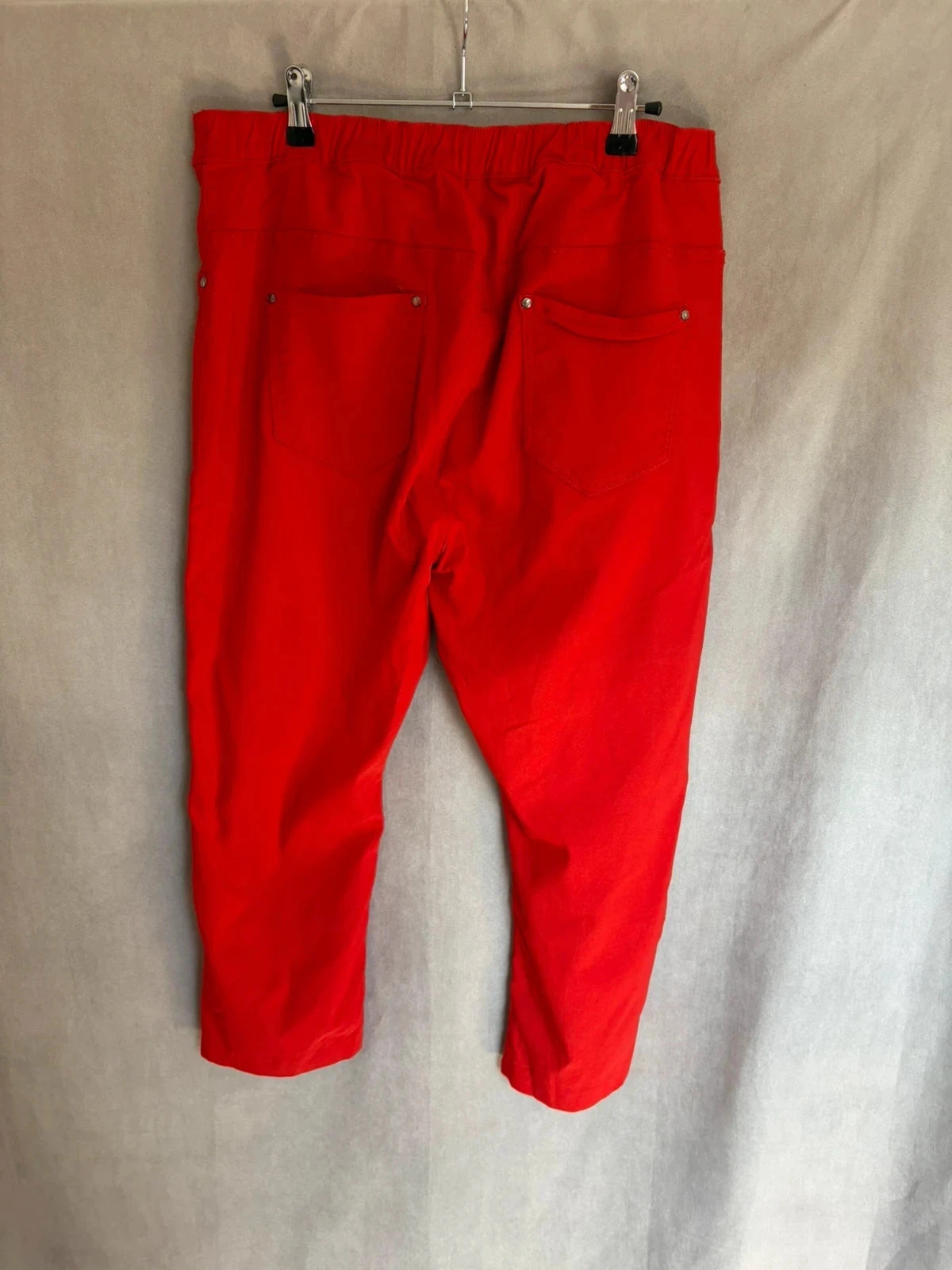 Red cropped pants size 5 – photo 2